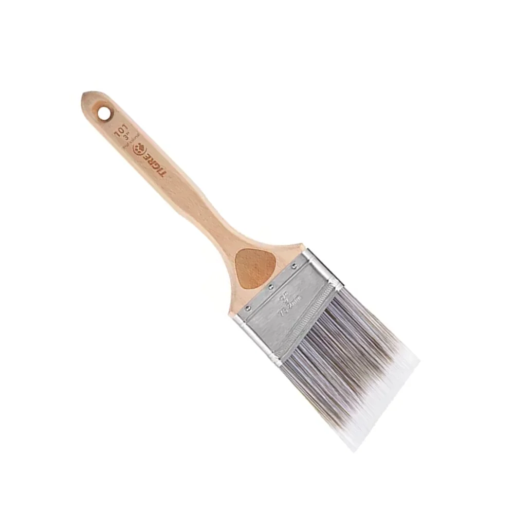 Trincha para Pintura Cerda Longa Angular Sintetica PRO para Todos OS Tipos de Tinta 3" Tigre 101
