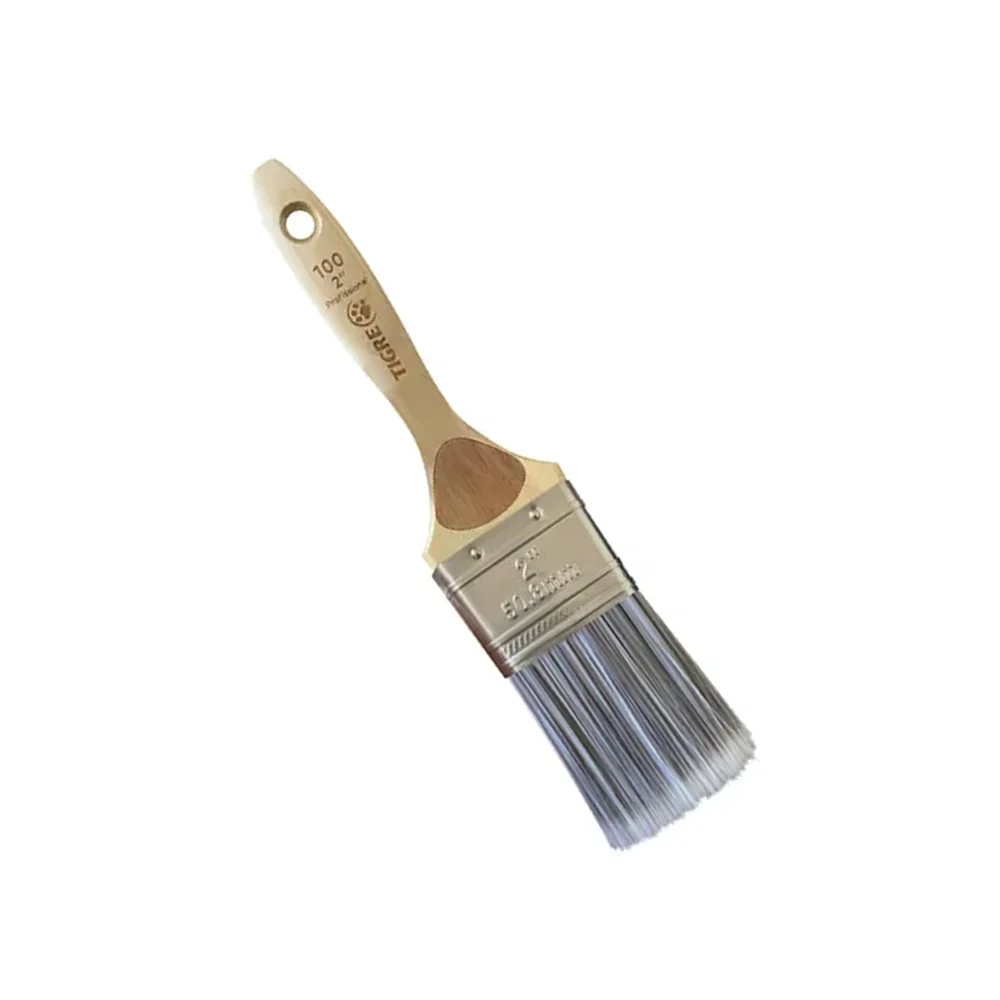 Trincha para Pintura Cerda Longa Reta Sintetica PRO para Todos OS Tipos de Tinta 2" Tigre 100