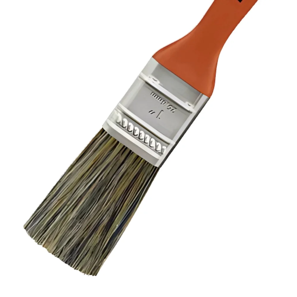 Trincha para Pintura Media Cerda Gris Para Tinta Latex e Acrilica 1" Tigre 695