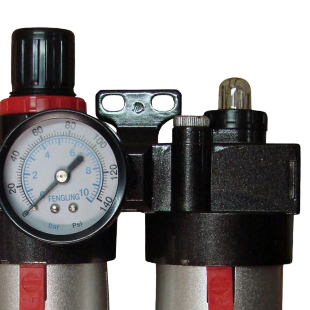 Unidade de Manutencao com Manometro Filtro Regulador e Lubrificador 1/2" Bremen 3363