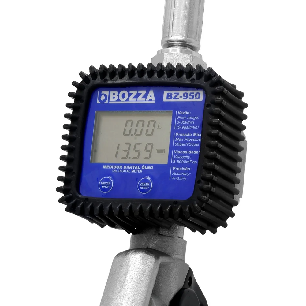 Valvula de Controle de Oleo com Medidor Digital Bozza BZ-950