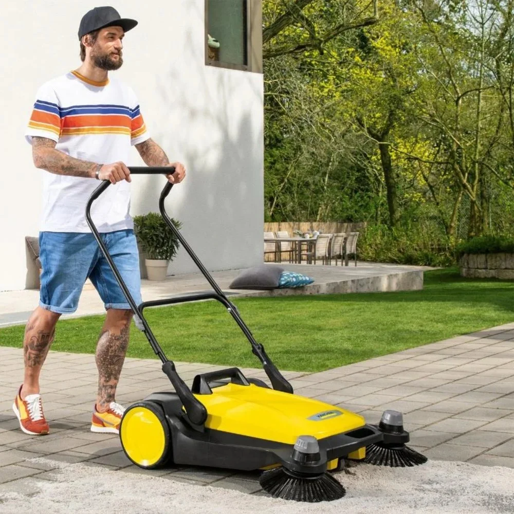 Varredeira Manual com Tres Escovas Capacidade 38 Litros Karcher S6 TWIN