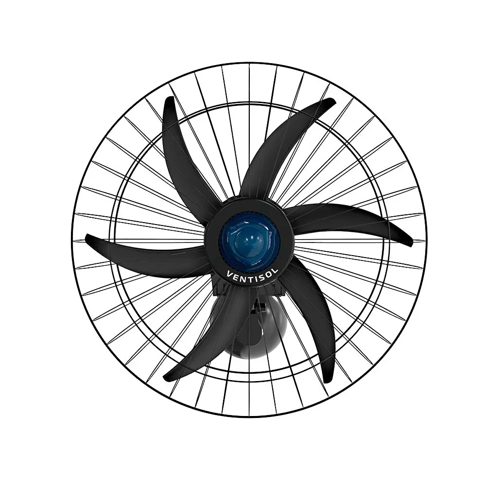Ventilador de Parede Premium Oscilante 6 PAS 60CM Bivolt 230W Ventisol FALCON