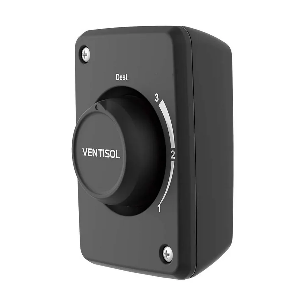 Ventilador de Parede Premium Oscilante 6 PAS 60CM Bivolt 230W Ventisol FALCON