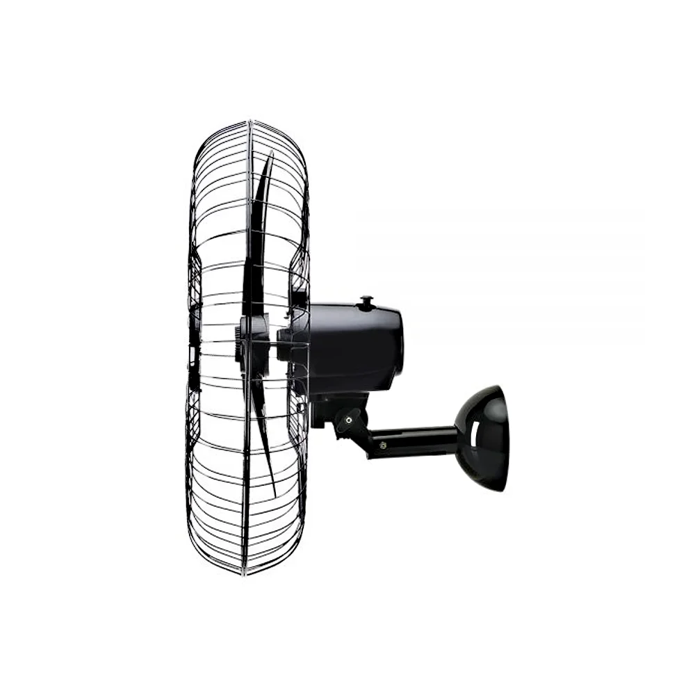 Ventilador de Parede Preto Premium Oscilante 60CM Bivolt 200W Ventisol 543