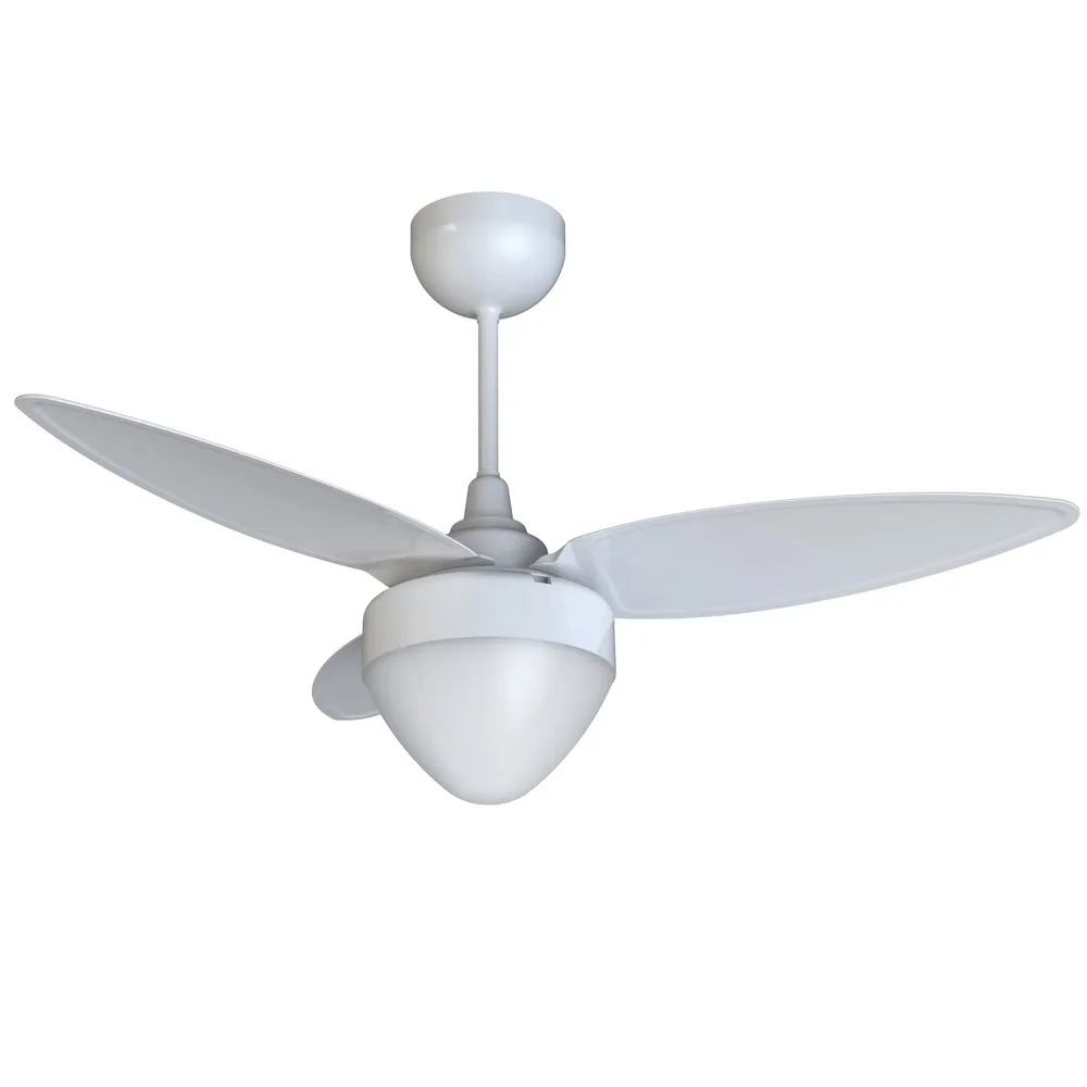 Ventilador de Teto Branco Com Controle Remoto 1045MM Bivolt 30W Ventisol AIRES INVERTER