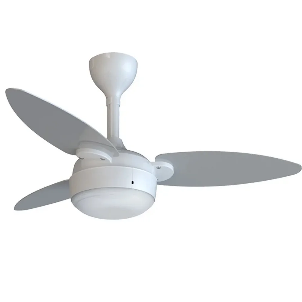 Ventilador de Teto Branco/Cinza Com Controle Remoto e PAS Dupla Face 1045MM Bivolt 30W Ventisol ELLUZ INVERTER