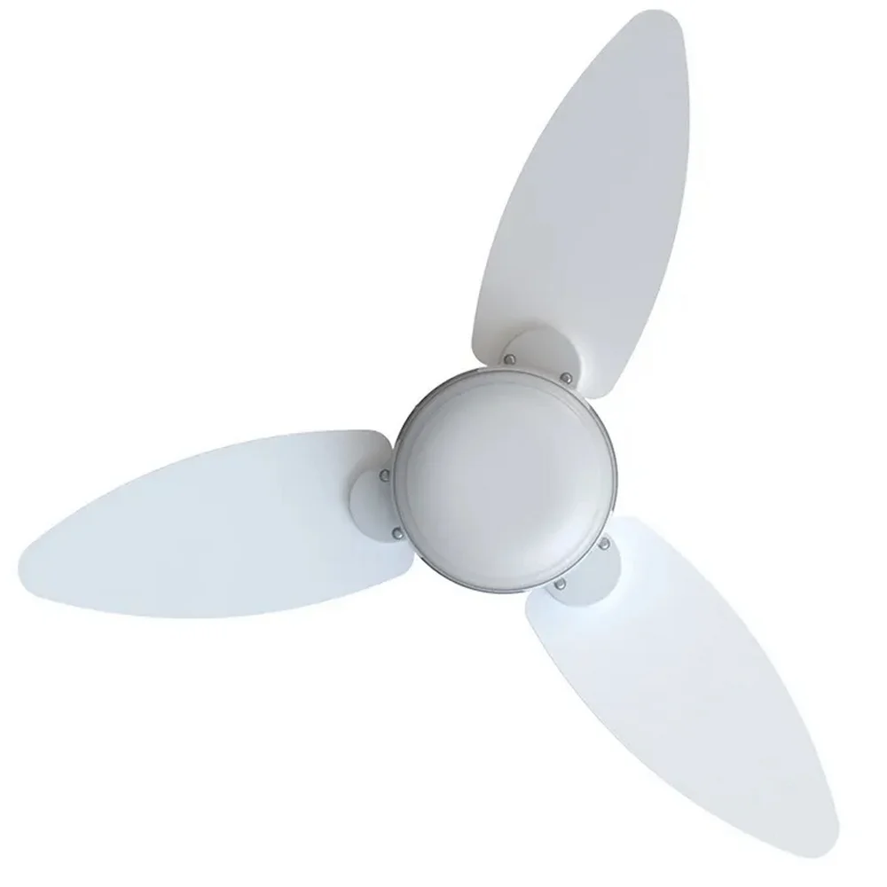 Ventilador de Teto Branco/Cinza Com Controle Remoto e PAS Dupla Face 1045MM Bivolt 30W Ventisol ELLUZ INVERTER