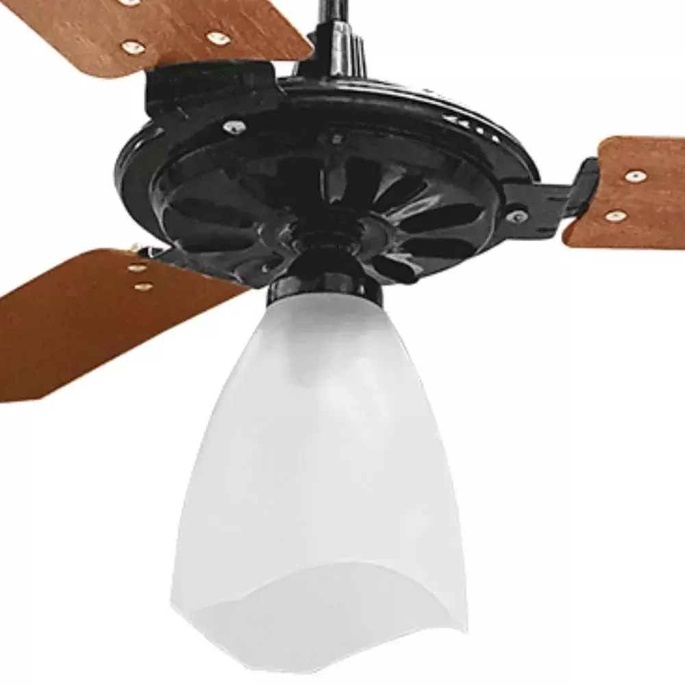 Ventilador de Teto Preto/Mogno 101,5CM 110V 150W Ventex YRIS