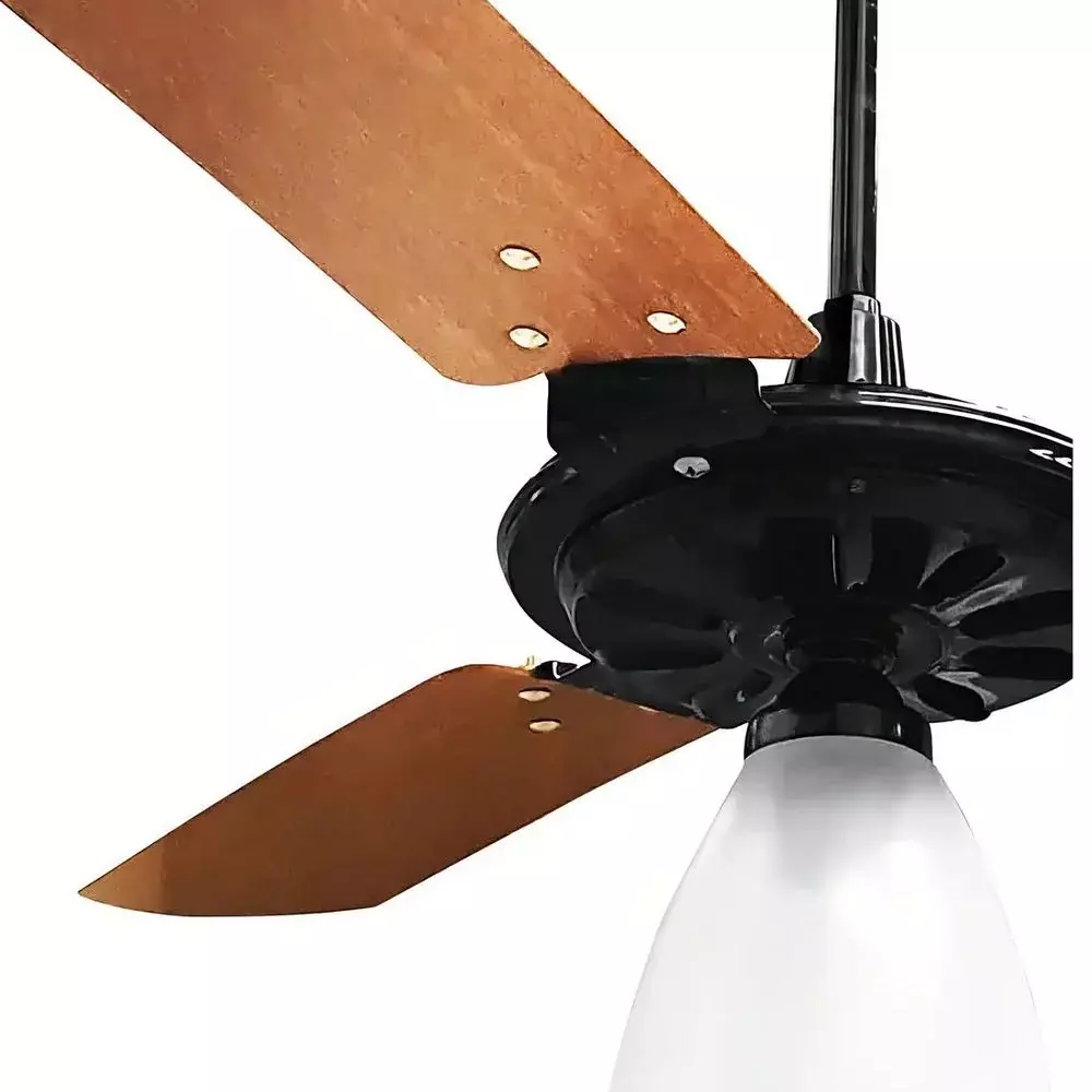 Ventilador de Teto Preto/Mogno 101,5CM 110V 150W Ventex YRIS