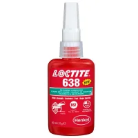 Adesivo de Fixacao Anaerobica Alta Resistencia para Polia e Engrenagem 50CC Loctite 638