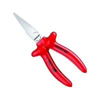 Alicate de Bico Chato Longo Isolado 1000V VDE EN/IEC60900 NR10 Duplo Isolamento CRV 6.1/2" Gedore VDE8120