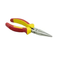 Alicate de Bico Meia Cana Cabo Emborrachado CRV 6" Thompson 583