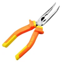 Alicate de Bico Meia Cana Longo Curvo Isolado 1000V NBR9699 CRV 8" Vise-Grip 1864077