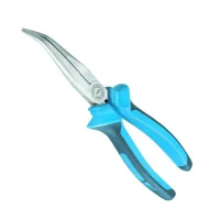 Alicate de Bico Meia Cana Longo Curvo Isolado 1000V Tipo Telefone NBR9699 NR10 CRV 6.1/4" Gedore 8132AB 160JC