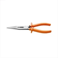 Alicate de Bico Meia Cana Longo Isolado 1000V NBR9699 NR10 CRV 8" Tramontina Pro 44004/182