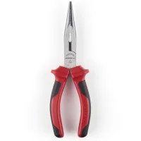 Alicate de Bico Meia Cana Longo Isolado 1000V Tipo Telefone NBR9699 8" Gedore Red R28502201