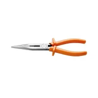 Alicate de Bico Meia Cana Longo Isolado 1000V NBR9699 NR10 CRV 8" Tramontina Pro 44004/182