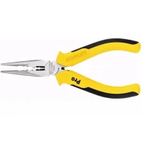 Alicate de Bico Meia Cana Longo Isolado Prensa Terminal 6" Stanley 84-053