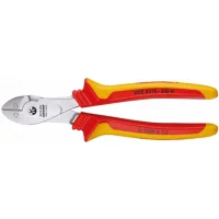 Alicate de Corte Diagonal Isolado 1000V VDE Modelo Americano Kraft EN/IEC60900 NR10 CRV 8" Gedore VDE 8316-200 H