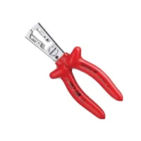 Alicate de Descascar Fio Simples Isolado 1000V VDE EN/IEC60900 NR10 Duplo Isolamento CRV 6.1/2" Gedore VDE8099
