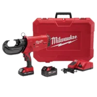Alicate Prensa Terminal a Bateria 18V Com Maleta Carregador e 2 Baterias 2AH/5AH 12T 220V Milwaukee 2779-22