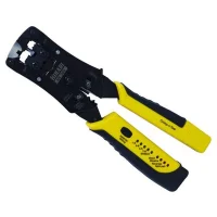 Alicate Prensa Terminal e Teste Cabo Rede RJ11/12/45 Hikari HK-305