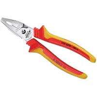Alicate Universal Isolado 1000V VDE EN/IEC60900 NR10 CRV 6.1/2" Gedore VDE8250H