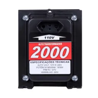 Auto Transformador 2000VA Bivolt 1400W Kitec 2000VAPTTRI