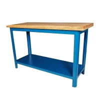 Bancada Aberta Tampo de Madeira Com 1 Prateleira 150X60X92CM Fercar 150CD