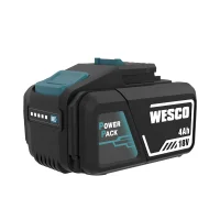 Bateria de Ions de Litio Power Pack 4AH 18V Wesco WS9808 Bateria de Ions de Litio Power Pack 4AH 18V Wesco WS9808