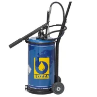 Bomba Manual com Balde para Graxa Com Carrinho e Mangueira 1,3M 15KG Bozza 8620-G4