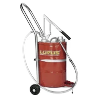 Bomba Manual com Balde para Oleo Alavanca Mangueira 1,3M e Carrinho 125ML/Ciclo 18L Lupus 9005-C