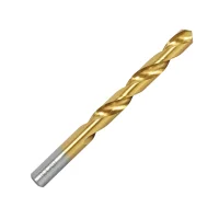 Broca Haste Paralela DIN 338 com Tratamento de Titantio HSS 1/4" Rocast 1370040