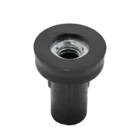 Bucha Plastica Preta para Pe Nivelador 1/4" Bendoor BUCHA 1/4