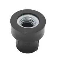 Bucha Plastica Preta para Pe Nivelador 5/16" Bendoor BUCHA 5/16