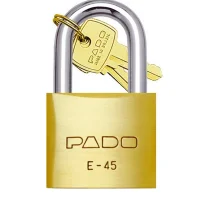 Cadeado de Latao 45MM Pado LT45 Cadeado de Latao 45MM Pado LT45