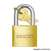 Cadeado de Latao Mesmo Segredo 45MM Pado S1/LT45