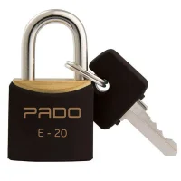 Cadeado de Latao Preto 20MM Pado SME20