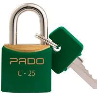 Cadeado de Latao Verde 25MM Pado SME25