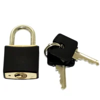 Cadeado de Latao Preto 25MM Gold GCC200031