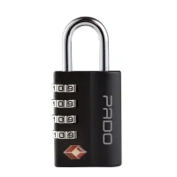 Cadeado de Segredo Tsa Preto Executive Para Malas Pado G27B