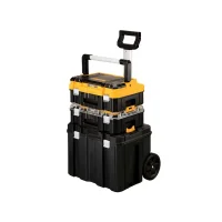 Caixa Plastica Bau com Rodas 3pcs Tstak Para Ferramentas Dewalt DWST60404