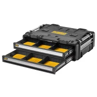 Caixa Plastica Organizadora Toughsystem 2.0 DXL com 2 Gavetas para Ferramentas 55X25X76CM Dewalt DWST08520
