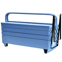 Caixa Sanfonada 7 Gavetas para Ferramentas Puxador Retratil e Rodas 50CM Fercar 11