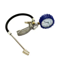 Calibrador e Bico de Encher Pneus 150PSI Steula MS 13-C