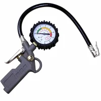 Calibrador e Bico de Encher Pneus 220PSI Bremen 5017