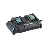 Carregador de Bateria Duplo 14,4V E 18V Bivolt Makita DC18SH