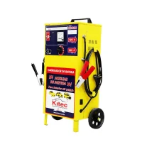 Carregador de Bateria Rapido e Lento com Auxiliar de Partida 200A 2-12/24V Bivolt Kitec CK24A200