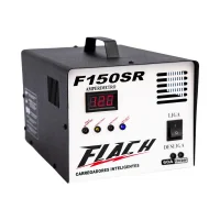 Carregador Inteligente de Bateria Automatico Flutuante com Auxiliar de Partida 60A 1-12/24V Bivolt Flach F150 SR